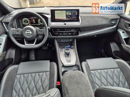 Nissan Qashqai 1.3 DIG-T MHEV 158 PS X-Tronic Tekna Premium Paket 20"LM Teil-Leder PanoGlasdach Klimaautomatik Sitzheizung Lenkradheizung Navi Head-Up Display elektr. Heckklappe ACC PDC v+h 360&deg;Kamera DAB Bluetooth Touchscreen Apple CarPlay Android Auto 