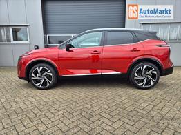 Nissan Qashqai 1.3 DIG-T MHEV 158 PS X-Tronic Tekna Premium Paket 20"LM Teil-Leder PanoGlasdach Klimaautomatik Sitzheizung Lenkradheizung Navi Head-Up Display elektr. Heckklappe ACC PDC v+h 360&deg;Kamera DAB Bluetooth Touchscreen Apple CarPlay Android Auto 