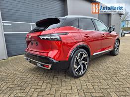 Nissan Qashqai 1.3 DIG-T MHEV 158 PS X-Tronic Tekna Premium Paket 20"LM Teil-Leder PanoGlasdach Klimaautomatik Sitzheizung Lenkradheizung Navi Head-Up Display elektr. Heckklappe ACC PDC v+h 360&deg;Kamera DAB Bluetooth Touchscreen Apple CarPlay Android Auto 