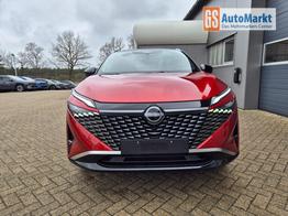 Nissan Qashqai 1.3 DIG-T MHEV 158 PS X-Tronic Tekna Premium Paket 20"LM Teil-Leder PanoGlasdach Klimaautomatik Sitzheizung Lenkradheizung Navi Head-Up Display elektr. Heckklappe ACC PDC v+h 360&deg;Kamera DAB Bluetooth Touchscreen Apple CarPlay Android Auto 