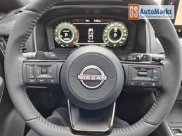 Nissan Qashqai 1.3 DIG-T MHEV 158 PS X-Tronic N-Design 20"Zoll Teil-Leder PanoGlasdach Klimaautomatik Sitzheizung Lenkradheizung Navi Head-Up Display elektr. Heckklappe ACC PDC v+h 360&deg;Kamera DAB Bluetooth Touchscreen Apple CarPlay Android Auto 