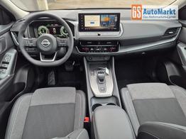 Nissan Qashqai 1.3 DIG-T MHEV 158 PS X-Tronic N-Connecta Teil-Leder PanoGlasdach Klimaautomatik Sitzheizung Lenkradheizung Navi ACC PDC v+h 360&deg;Kamera DAB Bluetooth Touchscreen Apple CarPlay Android Auto 18"LM 