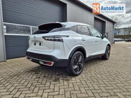 Nissan Qashqai 1.3 DIG-T MHEV 140PS Tekna Voll-Leder Klimaautomatik PanoGlasdach Sitzheizung Lenkradheizung Navi Head-Up Display elektr. Heckklappe ACC PDC v+h 360&deg;Kamera DAB Bluetooth Touchscreen Apple CarPlay Android Auto 19"LM 