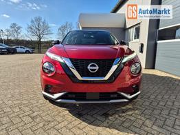 Nissan Juke 1.0 DIG-T 114PS N-Design Automatik Teil-Leder Klimaautomatik Sitzheizung Lenkradheizung PDC v+h R&uuml;ckf.Kamera Navi 19"LM Bluetooth Touchscreen Apple CarPlay Android Auto 