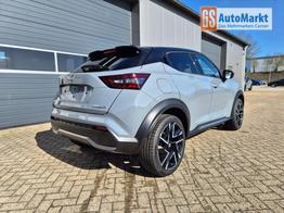 Nissan Juke 1.0 DIG-T 114PS N-Design Automatik Teil-Leder Klimaautomatik Sitzheizung Lenkradheizung PDC v+h R&uuml;ckf.Kamera Navi 19"LM Bluetooth Touchscreen Apple CarPlay Android Auto 