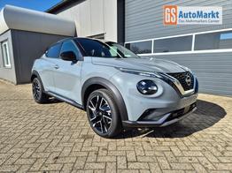 Nissan Juke 1.0 DIG-T 114PS N-Design Automatik Teil-Leder Klimaautomatik Sitzheizung Lenkradheizung PDC v+h R&uuml;ckf.Kamera Navi 19"LM Bluetooth Touchscreen Apple CarPlay Android Auto 