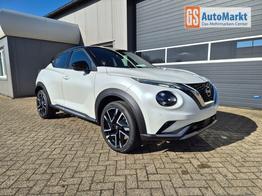 Nissan Juke 1.0 DIG-T 114PS N-Design Automatik Teil-Leder Klimaautomatik Sitzheizung Lenkradheizung PDC v+h R&uuml;ckf.Kamera Navi 19"LM Bluetooth Touchscreen Apple CarPlay Android Auto 