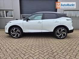 Nissan Qashqai 1.3 DIG-T MHEV 158 PS X-Tronic Tekna Premium Paket 20"LM Teil-Leder PanoGlasdach Klimaautomatik Sitzheizung Lenkradheizung Navi Head-Up Display elektr. Heckklappe ACC PDC v+h 360&deg;Kamera DAB Bluetooth Touchscreen Apple CarPlay Android Auto 