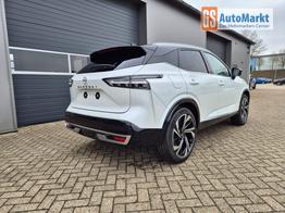 Nissan Qashqai 1.3 DIG-T MHEV 158 PS X-Tronic Tekna Premium Paket 20"LM Teil-Leder PanoGlasdach Klimaautomatik Sitzheizung Lenkradheizung Navi Head-Up Display elektr. Heckklappe ACC PDC v+h 360&deg;Kamera DAB Bluetooth Touchscreen Apple CarPlay Android Auto 