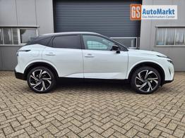 Nissan Qashqai 1.3 DIG-T MHEV 158 PS X-Tronic Tekna Premium Paket 20"LM Teil-Leder PanoGlasdach Klimaautomatik Sitzheizung Lenkradheizung Navi Head-Up Display elektr. Heckklappe ACC PDC v+h 360&deg;Kamera DAB Bluetooth Touchscreen Apple CarPlay Android Auto 