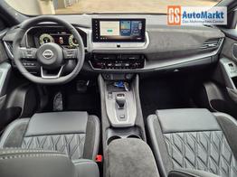Nissan Qashqai 1.3 DIG-T MHEV 158 PS X-Tronic Tekna Premium Paket 20"LM Teil-Leder PanoGlasdach Klimaautomatik Sitzheizung Lenkradheizung Navi Head-Up Display elektr. Heckklappe ACC PDC v+h 360&deg;Kamera DAB Bluetooth Touchscreen Apple CarPlay Android Auto 