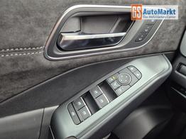 Nissan Qashqai 1.3 DIG-T MHEV 158 PS X-Tronic Tekna Premium Paket 20"LM Teil-Leder PanoGlasdach Klimaautomatik Sitzheizung Lenkradheizung Navi Head-Up Display elektr. Heckklappe ACC PDC v+h 360&deg;Kamera DAB Bluetooth Touchscreen Apple CarPlay Android Auto 