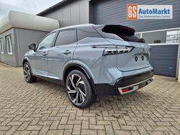 Nissan Qashqai 1.3 DIG-T MHEV 158 PS X-Tronic Tekna Premium Paket 20"LM Teil-Leder PanoGlasdach Klimaautomatik Sitzheizung Lenkradheizung Navi Head-Up Display elektr. Heckklappe ACC PDC v+h 360&deg;Kamera DAB Bluetooth Touchscreen Apple CarPlay Android Auto 