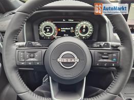 Nissan Qashqai 1.3 DIG-T MHEV 158 PS X-Tronic Tekna Premium Paket 20"LM Teil-Leder PanoGlasdach Klimaautomatik Sitzheizung Lenkradheizung Navi Head-Up Display elektr. Heckklappe ACC PDC v+h 360&deg;Kamera DAB Bluetooth Touchscreen Apple CarPlay Android Auto 