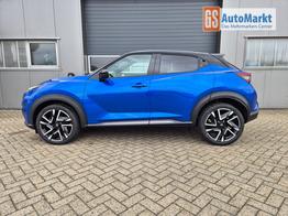 Nissan Juke 1.0 DIG-T 114PS N-Design Automatik Teil-Leder Klimaautomatik Sitzheizung Lenkradheizung PDC v+h R&uuml;ckf.Kamera Navi 19"LM Bluetooth Touchscreen Apple CarPlay Android Auto 