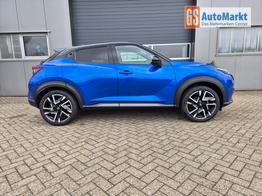 Nissan Juke 1.0 DIG-T 114PS N-Design Automatik Teil-Leder Klimaautomatik Sitzheizung Lenkradheizung PDC v+h R&uuml;ckf.Kamera Navi 19"LM Bluetooth Touchscreen Apple CarPlay Android Auto 