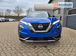Nissan Juke 1.0 DIG-T 114PS N-Design Automatik Teil-Leder Klimaautomatik Sitzheizung Lenkradheizung PDC v+h R&uuml;ckf.Kamera Navi 19"LM Bluetooth Touchscreen Apple CarPlay Android Auto 