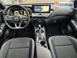 Nissan Juke 1.0 DIG-T 114PS N-Design Automatik Teil-Leder Klimaautomatik Sitzheizung Lenkradheizung PDC v+h R&uuml;ckf.Kamera Navi 19"LM Bluetooth Touchscreen Apple CarPlay Android Auto 