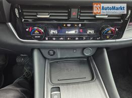 Nissan Qashqai 1.3 DIG-T MHEV 158 PS X-Tronic Tekna Voll-Leder Klimaautomatik PanoGlasdach Sitzheizung Lenkradheizung Navi Head-Up Display elektr. Heckklappe ACC PDC v+h 360&deg;Kamera DAB Bluetooth Touchscreen Apple CarPlay Android Auto 19"LM 