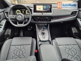 Nissan Qashqai 1.3 DIG-T MHEV 158 PS X-Tronic Tekna Voll-Leder Klimaautomatik PanoGlasdach Sitzheizung Lenkradheizung Navi Head-Up Display elektr. Heckklappe ACC PDC v+h 360&deg;Kamera DAB Bluetooth Touchscreen Apple CarPlay Android Auto 19"LM 