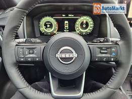 Nissan Qashqai 1.3 DIG-T MHEV 158 PS X-Tronic Tekna Voll-Leder Klimaautomatik PanoGlasdach Sitzheizung Lenkradheizung Navi Head-Up Display elektr. Heckklappe ACC PDC v+h 360&deg;Kamera DAB Bluetooth Touchscreen Apple CarPlay Android Auto 19"LM 