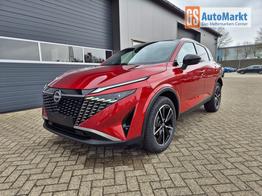 Nissan Qashqai 1.3 DIG-T MHEV 158 PS X-Tronic Tekna Voll-Leder Klimaautomatik PanoGlasdach Sitzheizung Lenkradheizung Navi Head-Up Display elektr. Heckklappe ACC PDC v+h 360&deg;Kamera DAB Bluetooth Touchscreen Apple CarPlay Android Auto 19"LM 