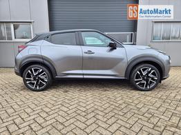 Nissan Juke 1.0 DIG-T 114PS N-Design Automatik Teil-Leder Klimaautomatik Sitzheizung Lenkradheizung PDC v+h R&uuml;ckf.Kamera Navi 19"LM Bluetooth Touchscreen Apple CarPlay Android Auto 