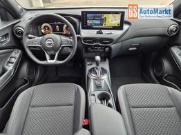 Nissan Juke 1.0 DIG-T 114PS N-Design Automatik Teil-Leder Klimaautomatik Sitzheizung Lenkradheizung PDC v+h R&uuml;ckf.Kamera Navi 19"LM Bluetooth Touchscreen Apple CarPlay Android Auto 