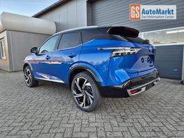 Nissan Qashqai 1.3 DIG-T MHEV 158 PS X-Tronic Tekna Premium Paket 20"LM Teil-Leder PanoGlasdach Klimaautomatik Sitzheizung Lenkradheizung Navi Head-Up Display elektr. Heckklappe ACC PDC v+h 360&deg;Kamera DAB Bluetooth Touchscreen Apple CarPlay Android Auto 