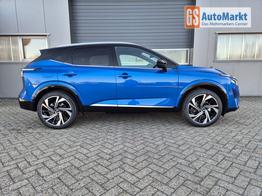 Nissan Qashqai 1.3 DIG-T MHEV 158 PS X-Tronic Tekna Premium Paket 20"LM Teil-Leder PanoGlasdach Klimaautomatik Sitzheizung Lenkradheizung Navi Head-Up Display elektr. Heckklappe ACC PDC v+h 360&deg;Kamera DAB Bluetooth Touchscreen Apple CarPlay Android Auto 