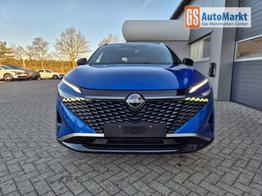 Nissan Qashqai 1.3 DIG-T MHEV 158 PS X-Tronic Tekna Premium Paket 20"LM Teil-Leder PanoGlasdach Klimaautomatik Sitzheizung Lenkradheizung Navi Head-Up Display elektr. Heckklappe ACC PDC v+h 360&deg;Kamera DAB Bluetooth Touchscreen Apple CarPlay Android Auto 