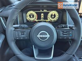 Nissan Qashqai 1.3 DIG-T MHEV 158 PS X-Tronic Tekna Premium Paket 20"LM Teil-Leder PanoGlasdach Klimaautomatik Sitzheizung Lenkradheizung Navi Head-Up Display elektr. Heckklappe ACC PDC v+h 360&deg;Kamera DAB Bluetooth Touchscreen Apple CarPlay Android Auto 