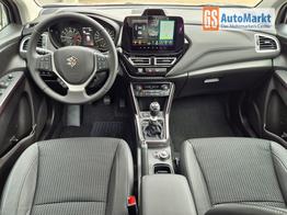 Suzuki S-Cross Comfort+ 110PS MHEV 4x4 ALLGRIP 1.4 Boosterjet Teilleder Navi Klimaautomatik Sitzheizung ACC PDC v+h 4x Kamera Suzuki-Radio Apple CarPlay Android Auto Touchscreen 2xKeyless 17-LM 