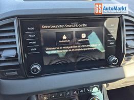 Skoda Karoq 1.5 TSI 150PS DSG Selection AHK Klimaautomatik Sitzheizung Lenkradheizung ACC PDC v+h R&uuml;ckf.Kamera abg.Scheiben Apple CarPlay Android Auto 17"LM 
