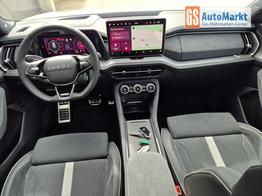 Skoda Kodiaq Sportline 1.5 TSI 204PS PHEV DSG schwenkb. AHK elektr. PanoDach HUD Alcantara PDC v+h 360&deg;Kamera CANTON Sound Klimaautomatik Sitzheizung Lenkradheizung Navi Apple CarPlay Android Auto 2xKeyless 19"LM vollelektr. Reichweite 116KM 