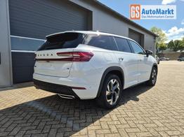 Skoda Kodiaq Sportline 1.5 TSI 204PS PHEV DSG schwenkb. AHK elektr. PanoDach HUD Alcantara PDC v+h 360&deg;Kamera CANTON Sound Klimaautomatik Sitzheizung Lenkradheizung Navi Apple CarPlay Android Auto 2xKeyless 19"LM vollelektr. Reichweite 116KM 