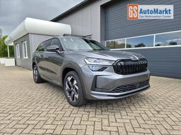 Skoda Kodiaq Sportline 1.5 TSI 204PS PHEV DSG schwenkb. AHK elektr. PanoDach HUD Alcantara PDC v+h 360&deg;Kamera CANTON Sound Klimaautomatik Sitzheizung Lenkradheizung Navi Apple CarPlay Android Auto 2xKeyless 19"LM vollelektr. Reichweite 116KM 