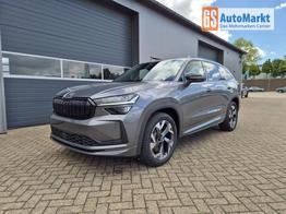 Skoda Kodiaq Sportline 1.5 TSI 204PS PHEV DSG schwenkb. AHK elektr. PanoDach HUD Alcantara PDC v+h 360&deg;Kamera CANTON Sound Klimaautomatik Sitzheizung Lenkradheizung Navi Apple CarPlay Android Auto 2xKeyless 19"LM vollelektr. Reichweite 116KM 