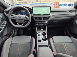 Ford Kuga ST-Line X 243PS PHEV Automatik HuD Matrix-LED schwenkb. AHK elektr. PanoDach Sitzheizung v+h Lenkradheizung Frontscheibe beheizb. Navi SYNC4 Apple CarPlay Android Auto Touchscreen PDC 4xKamera 2xKeyless B+O Sound 18"LM vollelektr. Reichweite 65K 