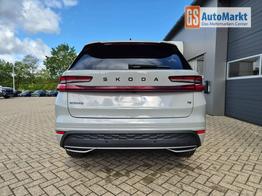 Skoda Kodiaq Sportline 1.5 TSI 204PS PHEV DSG schwenkb. AHK elektr. PanoDach HUD Alcantara PDC v+h 360&deg;Kamera CANTON Sound Klimaautomatik Sitzheizung Lenkradheizung Navi Apple CarPlay Android Auto 2xKeyless 19"LM vollelektr. Reichweite 116KM 