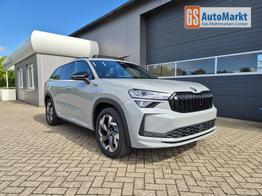 Skoda Kodiaq Sportline 1.5 TSI 204PS PHEV DSG schwenkb. AHK elektr. PanoDach HUD Alcantara PDC v+h 360&deg;Kamera CANTON Sound Klimaautomatik Sitzheizung Lenkradheizung Navi Apple CarPlay Android Auto 2xKeyless 19"LM vollelektr. Reichweite 116KM 