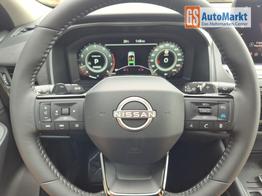 Nissan Qashqai 1.3 DIG-T MHEV 158 PS X-Tronic N-Design Head-Up Display Teil-Leder Klimaautomatik Sitzheizung Lenkradheizung Navi elektr. Heckklappe ACC PDC v+h 360&deg;Kamera DAB Bluetooth Touchscreen Apple CarPlay Android Auto 19"Zoll 