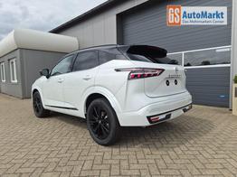Nissan Qashqai 1.3 DIG-T MHEV 158 PS X-Tronic N-Design PanoDach Teil-Leder Klimaautomatik Sitzheizung Lenkradheizung Navi ACC PDC v+h 360&deg;Kamera DAB Bluetooth Touchscreen Apple CarPlay Android Auto 19"Zoll 
