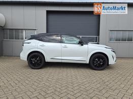 Nissan Qashqai 1.3 DIG-T MHEV 158 PS X-Tronic N-Design PanoDach Teil-Leder Klimaautomatik Sitzheizung Lenkradheizung Navi ACC PDC v+h 360&deg;Kamera DAB Bluetooth Touchscreen Apple CarPlay Android Auto 19"Zoll 