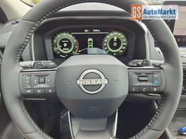 Nissan Qashqai 1.3 DIG-T MHEV 158 PS X-Tronic N-Design PanoDach Teil-Leder Klimaautomatik Sitzheizung Lenkradheizung Navi ACC PDC v+h 360&deg;Kamera DAB Bluetooth Touchscreen Apple CarPlay Android Auto 19"Zoll 