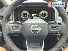 Nissan Qashqai 1.3 DIG-T MHEV 158 PS X-Tronic N-Connecta Teil-Leder PanoGlasdach Klimaautomatik Sitzheizung Lenkradheizung Navi ACC PDC v+h 360&deg;Kamera DAB Bluetooth Touchscreen Apple CarPlay Android Auto 18"LM 