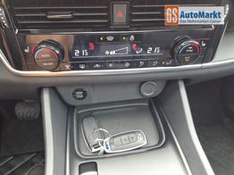 Nissan Qashqai 1.3 DIG-T MHEV 158 PS X-Tronic N-Connecta Teil-Leder PanoGlasdach Klimaautomatik Sitzheizung Lenkradheizung Navi ACC PDC v+h 360&deg;Kamera DAB Bluetooth Touchscreen Apple CarPlay Android Auto 18"LM 