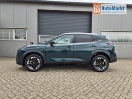 Nissan Qashqai 1.3 DIG-T MHEV 158 PS X-Tronic N-Connecta Teil-Leder PanoGlasdach Klimaautomatik Sitzheizung Lenkradheizung Navi ACC PDC v+h 360&deg;Kamera DAB Bluetooth Touchscreen Apple CarPlay Android Auto 18"LM 