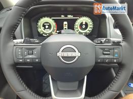 Nissan Qashqai 1.3 DIG-T MHEV 158 PS X-Tronic N-Connecta Teil-Leder PanoGlasdach Klimaautomatik Sitzheizung Lenkradheizung Navi ACC PDC v+h 360&deg;Kamera DAB Bluetooth Touchscreen Apple CarPlay Android Auto 18"LM 