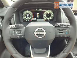 Nissan Qashqai 1.3 DIG-T MHEV 158 PS X-Tronic N-Connecta Teil-Leder PanoGlasdach Klimaautomatik Sitzheizung Lenkradheizung Navi ACC PDC v+h 360&deg;Kamera DAB Bluetooth Touchscreen Apple CarPlay Android Auto 18"LM 